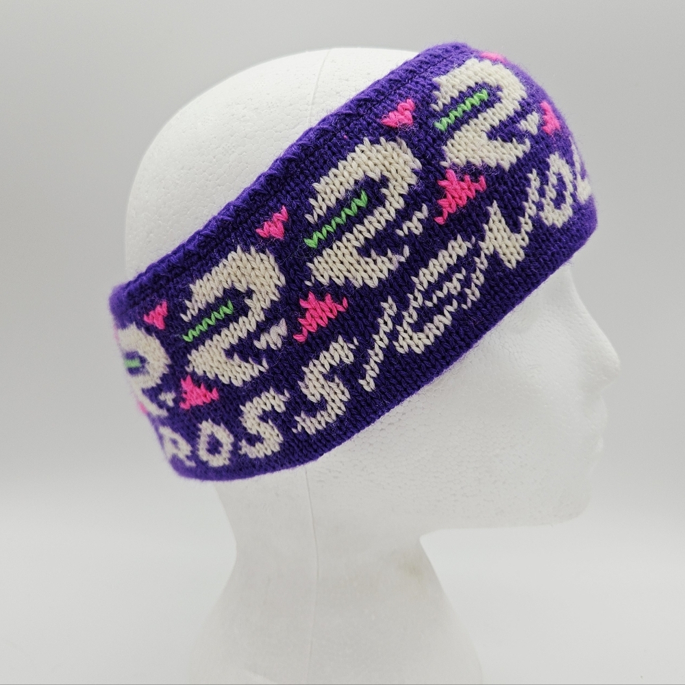 ROSSIGNOL | vintage 100% wool knit ski ear warmer headband